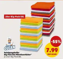 PENNY Reinigungshelfer Big-Pack XXL Mikrofasertücher Angebot