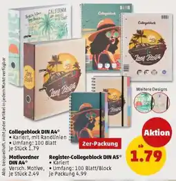 PENNY Register-Collegeblock DIN A5 Angebot