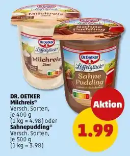 PENNY DR. OETKER Milchreis Angebot