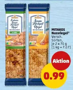 PENNY MITAKOS Nussriegel Angebot