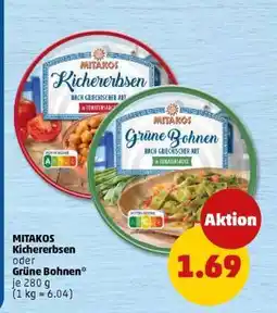 PENNY MITAKOS Kichererbsen oder Grüne Bohnen Angebot