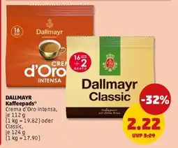 PENNY DALLMAYR Kaffeepads Angebot
