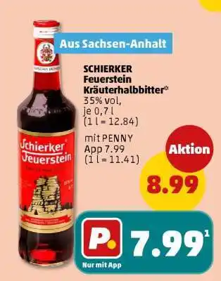 PENNY SCHIERKER Feuerstein Kräuterhalbbitter Angebot