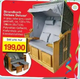 Jawoll Strandkorb Ostsee Deluxe Angebot