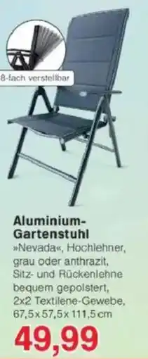 Jawoll Aluminium- Gartenstuhl Angebot