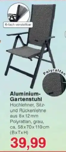 Jawoll Aluminium- Gartenstuhl Angebot