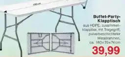 Jawoll Buffet-Party- Klapptisch Angebot