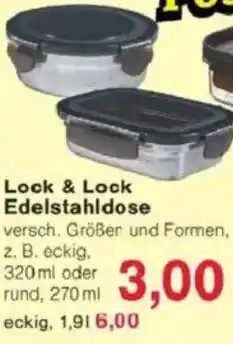 Jawoll Lock & Lock Edelstahldose Angebot