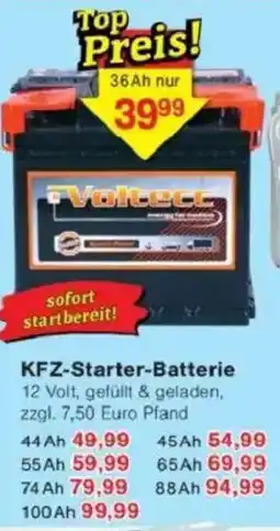 Jawoll KFZ-Starter-Batterie 44Ah Angebot