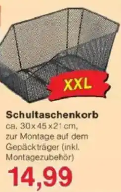 Jawoll XXL Schultaschenkorb Angebot