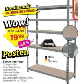 Jawoll Schwerlastregal Angebot