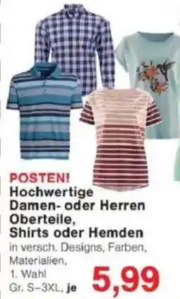 Jawoll Hochwertige Damen- oder Herren Oberteile, Shirts oder Hemden Angebot