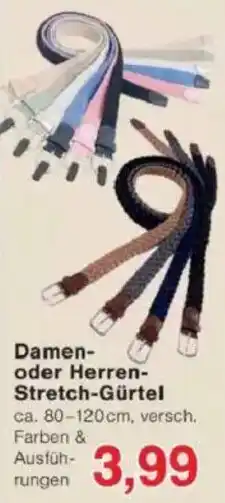 Jawoll Damen- oder Herren- Stretch-Gürtel Angebot