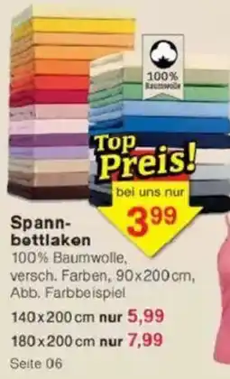 Jawoll Spannbettlaken Angebot
