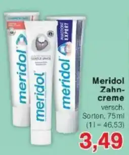 Jawoll Meridol Zahncreme Angebot