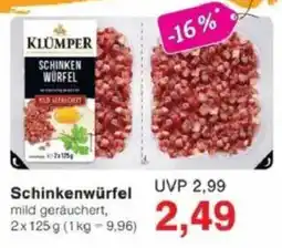 Jawoll KLUMPER Schinkenwürfel Angebot