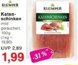 Jawoll KLUMPER Katenschinken Angebot