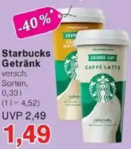 Jawoll Starbucks Getränk Angebot
