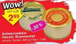 Jawoll Schwarzwälder Hausm. Dosenwurst Angebot