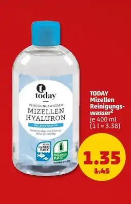 PENNY Today mizellen reinigungswasser hyaluron Angebot