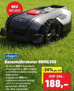 Thomas Philipps scheppach Rasenmähroboter RRMA300 Angebot