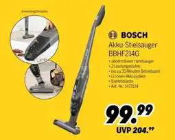 MEDIMAX BOSCH Akku-Stielsauger BBHF214G Angebot
