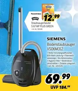 MEDIMAX SIEMENS Bodenstaubsauger VS06M312 Angebot