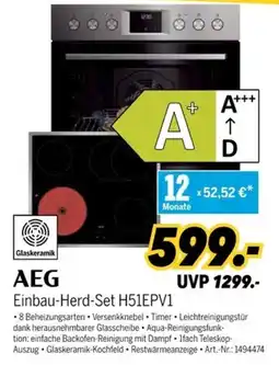 MEDIMAX AEG Einbau-Herd-Set H51EPV1 Angebot