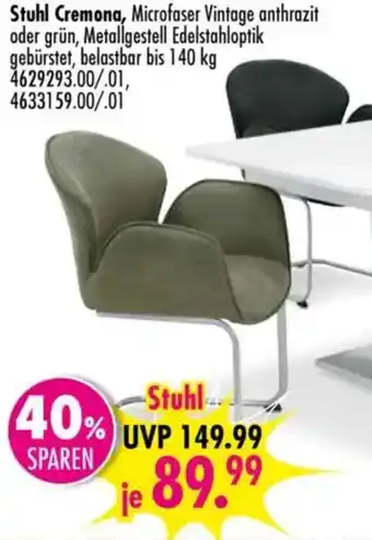 Möbel Boss Stuhl Cremona Angebot