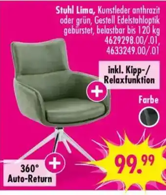 Möbel Boss Stuhl Lima Angebot