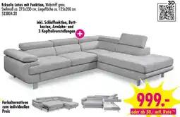 Möbel Boss Ecksofa Lotos mit Funktion Angebot