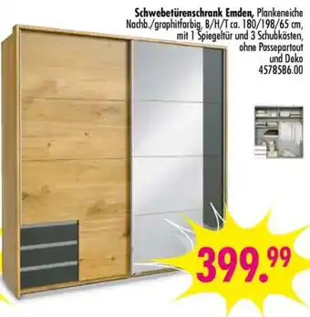 Möbel Boss Schwebetürenschrank Emden Angebot