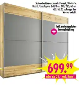 Möbel Boss Schwebetürenschrank Forest Angebot
