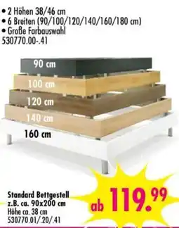 Möbel Boss Standard Bettgestell Angebot
