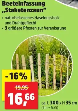 Thomas Philipps Beeteinfassung ,,Staketenzaun" Angebot