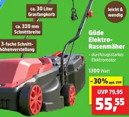 Thomas Philipps Güde Elektro Rasenmäher Angebot