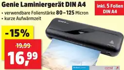 Thomas Philipps Genie Laminiergerät DIN A4 Angebot