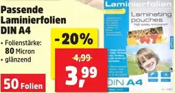 Thomas Philipps Passende Laminierfolien DIN A4 Angebot