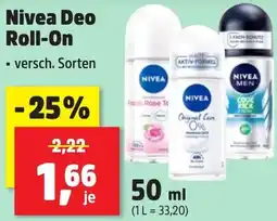 Thomas Philipps Nivea Deo Roll-On Angebot