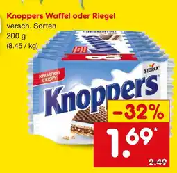 Netto Marken-Discount Storck knoppers waffel Angebot