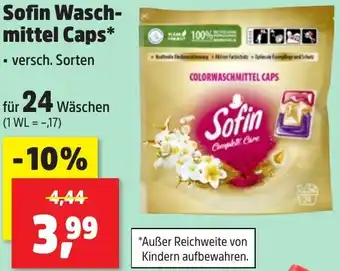 Thomas Philipps Sofin Waschmittel Caps Angebot