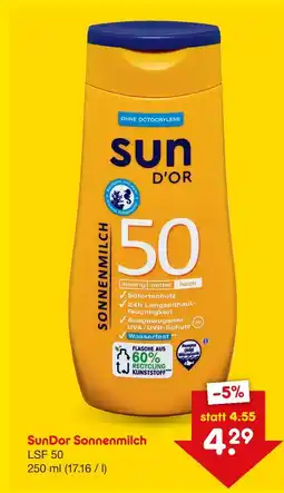 Netto Marken-Discount Sun d'or sonnenmilch lsf 50 Angebot