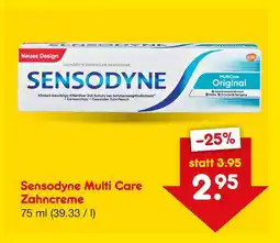 Netto Marken-Discount Sensodyne multi care zahncreme Angebot