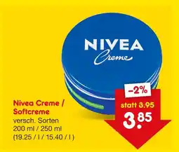 Netto Marken-Discount Nivea creme / softcreme Angebot