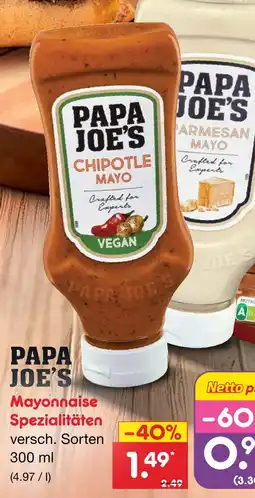 Netto Marken-Discount Papa joe's chipotle mayo Angebot