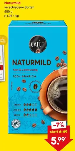 Netto Marken-Discount Cafet naturmild Angebot