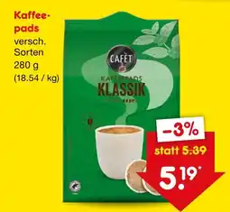 Netto Marken-Discount Cafet kaffeepads klassik Angebot