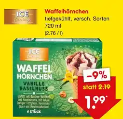Netto Marken-Discount Ice fantasy waffelhörnchen Angebot