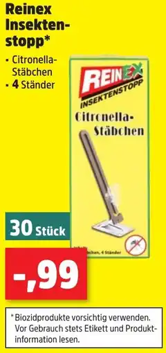 Thomas Philipps Reinex Insektenstopp Angebot