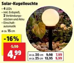 Thomas Philipps Solar-Kugelleuchte Angebot